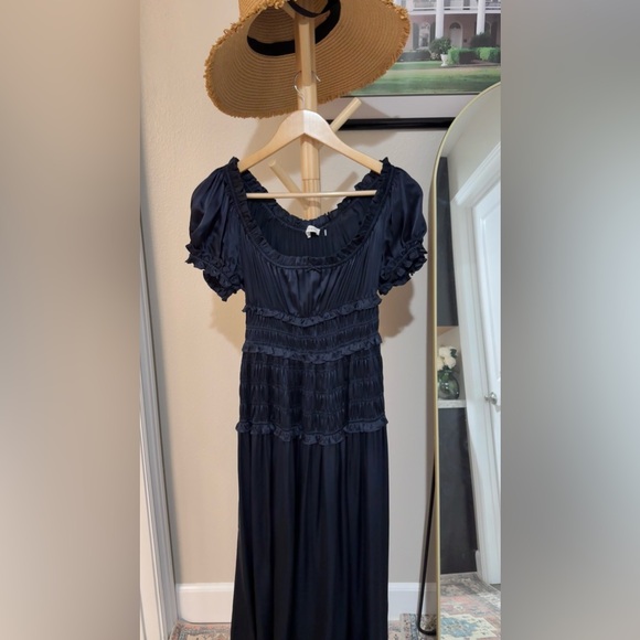 DOEN LEANNE DRESS IN NAVY, brand new, never worn, No flaws. - Picture 7 of 16